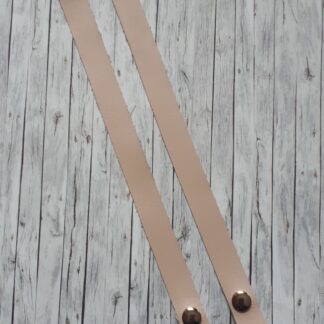 Dotti púder bőr táskafül, párban, patenttal 30 cm
