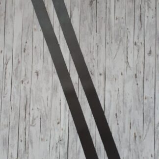Dotti rokokóezüst bőr táskafül, párban, patenttal 42 cm