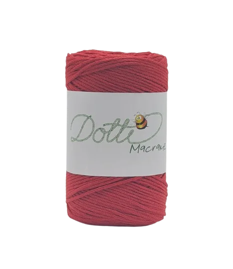 dotti makraméfonal piros