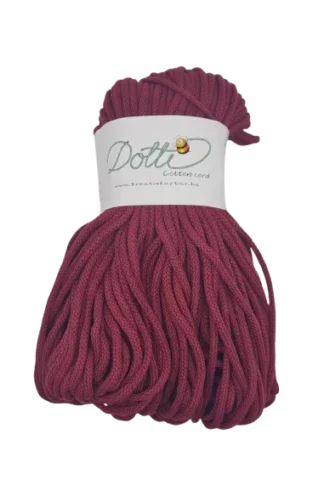 dotti zsinórfonal 5mm bordó