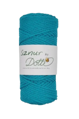 sznnur by dotti 5mm türkizzöld