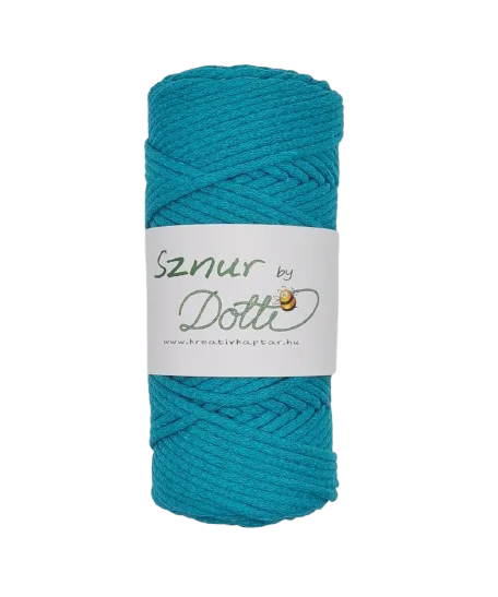 sznnur by dotti 5mm türkizzöld