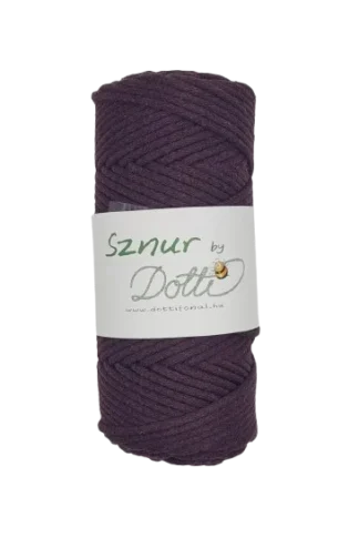 sznur by dotti 3mm burgundi