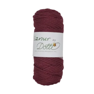 sznur by dotti 5mm burgundi