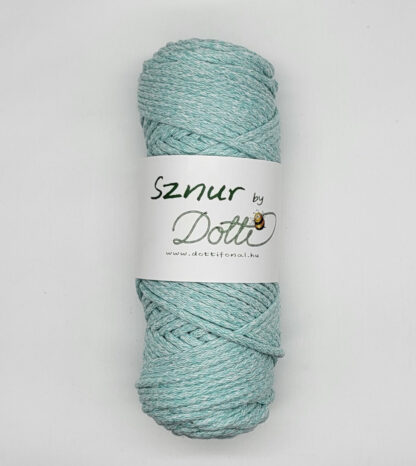 110. FEHÉR-MENTA CIRMOS Sznur zsinórfonal 5mm