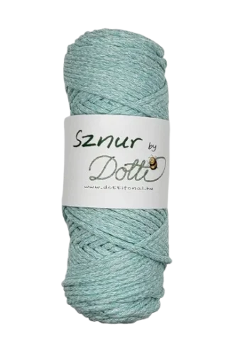 sznur by dotti 5mm menta fehér