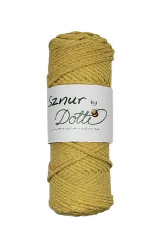 sznur by dotti 5mm pipi okker