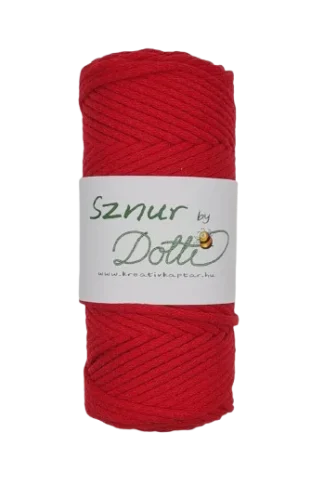 sznur by dotti 5mm piros