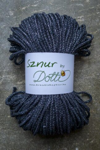 73. FEKETE-EZÜST Sznur zsinórfonal 3mm