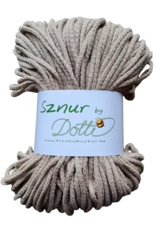 3mm zsinórfonal cappuccino