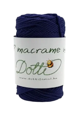 PP macrame mélykék 262
