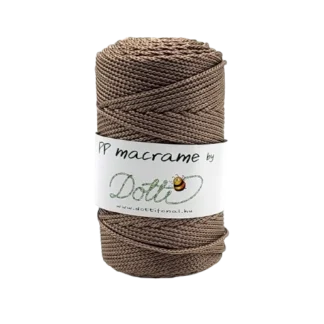 PP macrame sötétbézs 040