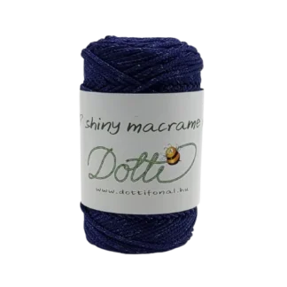 PP shiny macrame csillogó mélykék 262