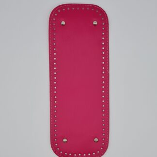 Téglalap horgolható alj, pink, 32 cm