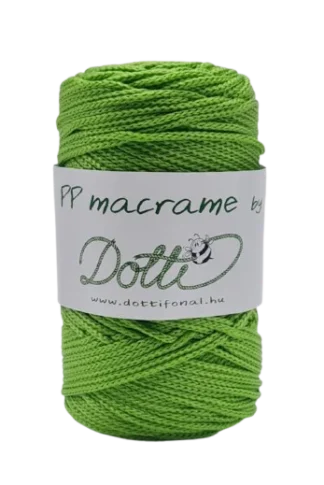 pp macrame világoszöld