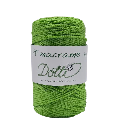 pp macrame világoszöld