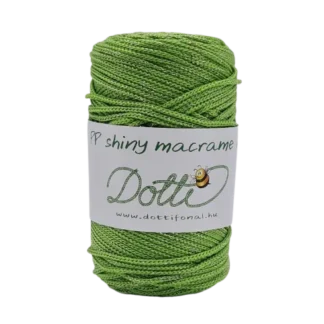 pp shiny macrame világoszöld