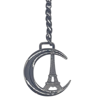 táskadísz eiffel torony fekete