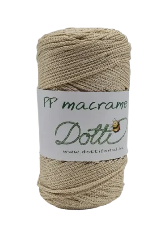 Dotti pp makramé sötétpezsgő