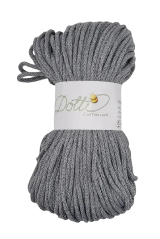 Dotti zsinórfonal 5mm középszürke
