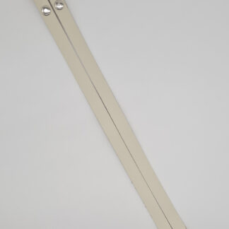 Dotti krém bőr táskafül, párban, patenttal 42 cm
