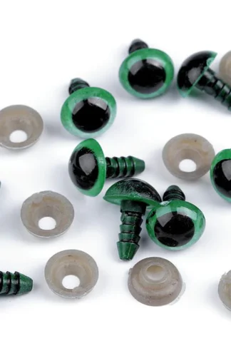 Biztonsági szem 10mm-zöld