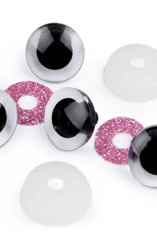 Biztonsági szem 20mm-csillogó rózsaszín