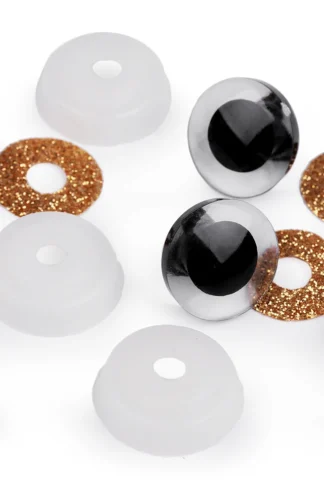 Biztonsági szem 20mm-csillogó bronz