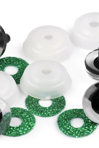 Biztonsági szem 20mm-csillogó zöld