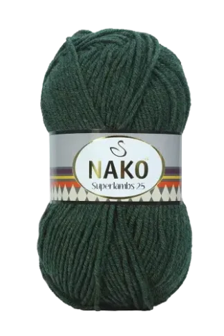 Nako Superlambs 25-sötétzöld
