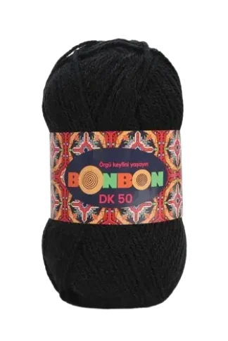 Nako Bonbon DK 50 fonal fekete