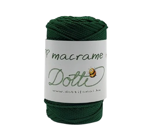 PP macrame fenyőzöld 178