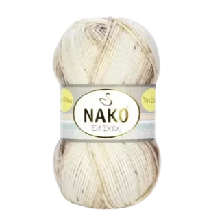 Nako Elit Baby mini batik bézs fonal