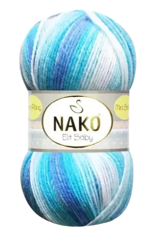 Nako Elit Baby mini batik óceán fonal