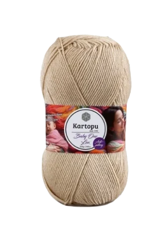 Kartopu Baby One Lux-csillogó hideg bézs-861 fonal