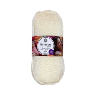 Kartopu Baby One Lux-csillogó krém-025 fonal