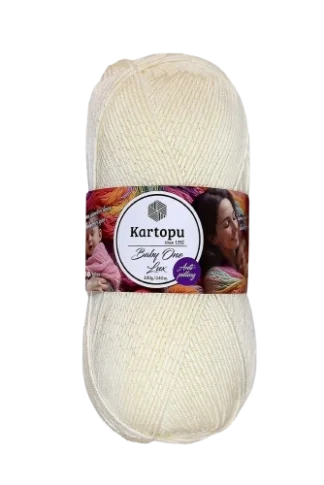 Kartopu Baby One Lux-csillogó krém-025 fonal
