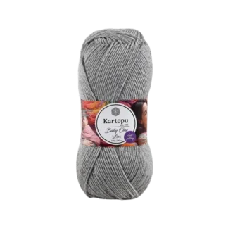 Kartopu Baby One Lux-szürke ezüst-1000 fonal