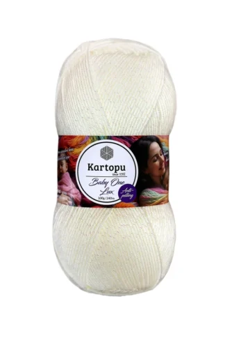 Kartopu Baby One Lux-csillogó ekrü-019