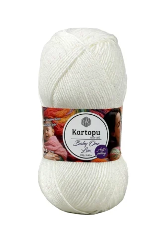 Kartopu Baby One Lux-csillogó fehér-010SE