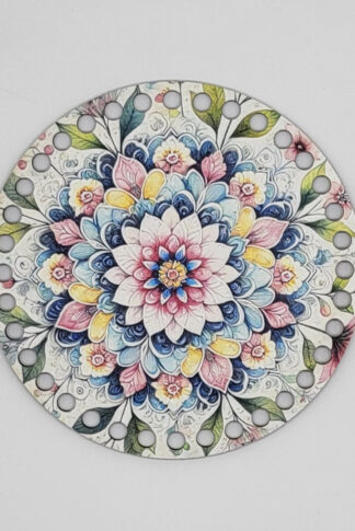 Horgolható fa-15 cm-Pasztell mandala