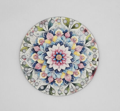 Horgolható fa-15 cm-Pasztell mandala