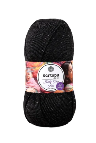 Kartopu Baby One Lux-csillogó fekete-940SI