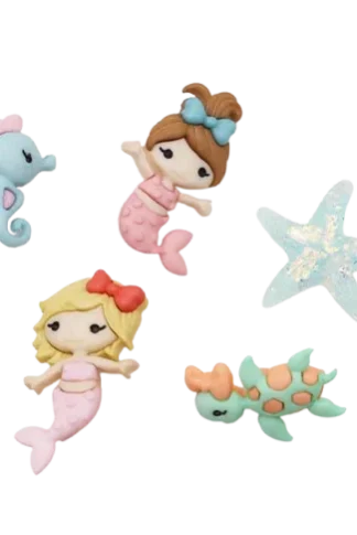 mermaid-kisses-dress-it-up-buttons