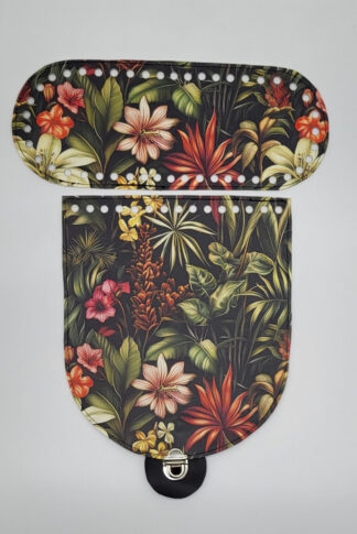 32. Táskafedél + alj - virágdzsungel