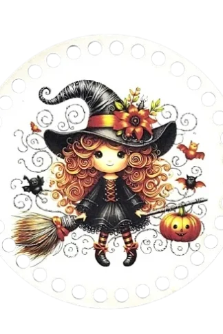 horgolható fakép 15 cm boszi