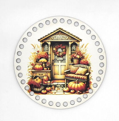 Horgolható fa-15 cm-Welcome fall