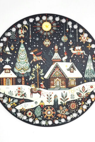 Horgolható fa-20 cm-Bűvös éj