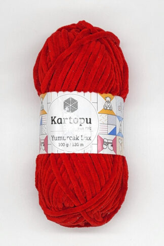 006. Kartopu zsenília-csillogó piros-165SE