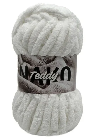 NAKO Teddy vastag zseníliafonal-fehér-208
